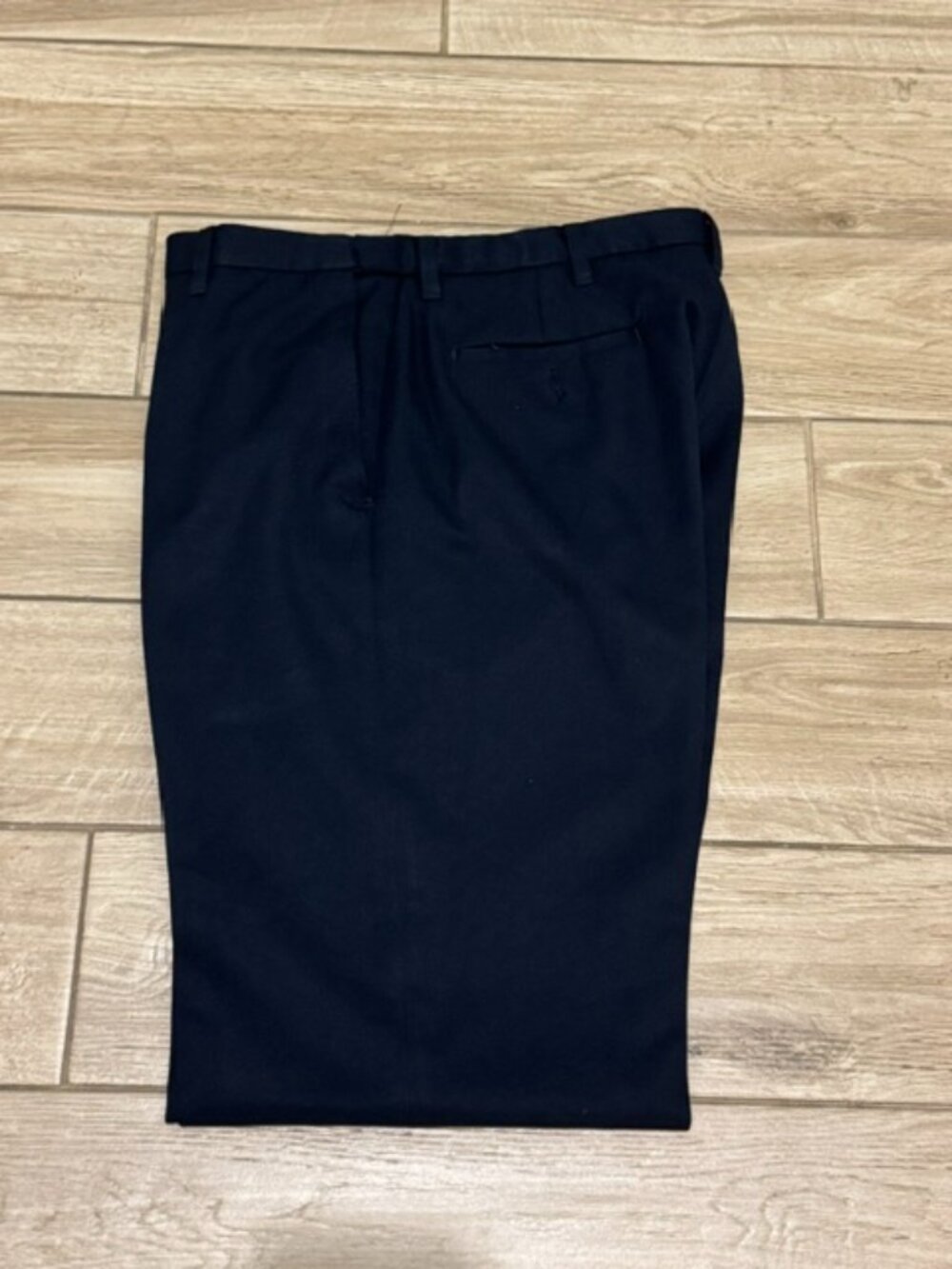 Haggar Pants Navy Classic Fit Expandable Waistband 36 x 34